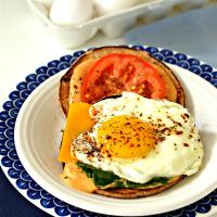Cajun Fried Egg Sandwich image