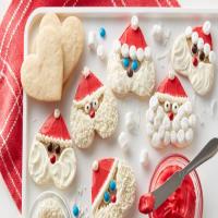Santa Heart-Shaped Cookies image