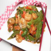 Sesame Shrimp and Snow Peas Stir-Fry_image