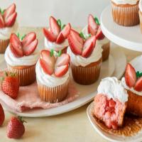 Strawberry Shortcake Butterfly Cupcakes image