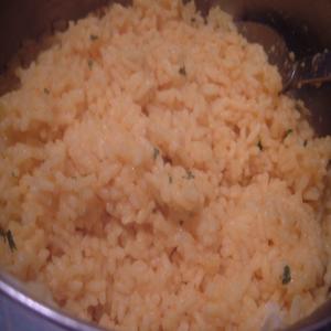 Basmati Rice With Turmeric and Mushrooms image