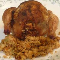 Yankee Girl's Southern Roast Chicken With Cornbread Stuffing_image