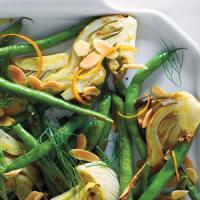 Fennel and Green Beans with Orange and Almonds image