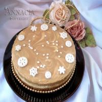 Almond Coffee Cheesecake for Anna image