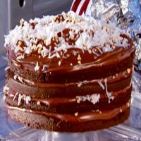 Chocolate Coconut Almond Layer Cake image