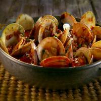 Steamed Clams with Chorizo and Tequila image