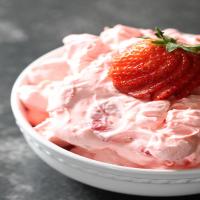 Strawberry Jello Fluff Salad Recipe image