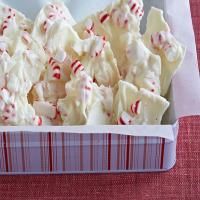 White Chocolate Bark with Peppermint Stick_image