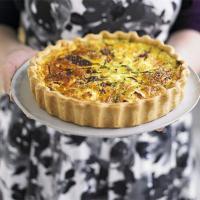 Courgette & goat's cheese tart image