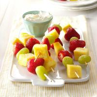 Fruit Kabobs with Cream Cheese Dip image