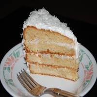 Alton Brown's Coconut Cake With 7 Minute Frosting image