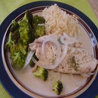 Oven Poached Tilapia and Broccoli_image