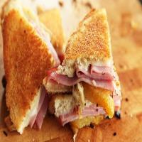 Grilled Cheese With Roasted Pineapple, Ham, and Swiss Recipe_image