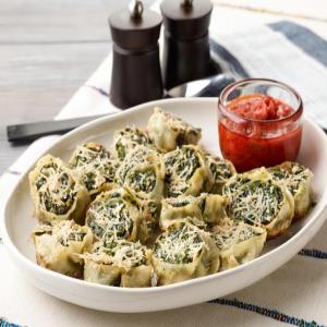 Fresh Pasta Rollatini with Spinach and Ricotta image