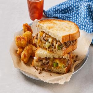 Sloppy Joe-Grilled Cheese Sandwiches image