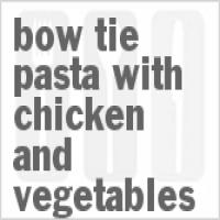 Bow Tie Pasta With Chicken And Vegetables_image