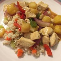 Stir-Fried Chicken With Pineapple and Peppers image