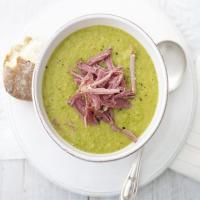 Split pea & green pea smoked ham soup_image