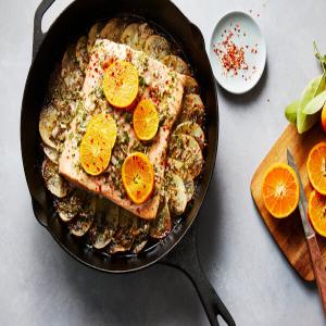 Citrusy Roasted Salmon and Potatoes image