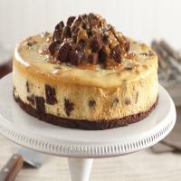 Salted-Caramel Brownie Cheesecake image