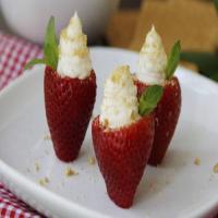 Fresh Strawberry Cheesecake Bites image