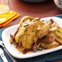 Cornish Hens with Potatoes image