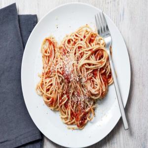 Quick and Easy Spaghetti with Marinara Sauce_image