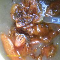 Potato Rosemary Soup With Crispy Carrots image