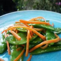 Snow Pea and Carrot Saute image