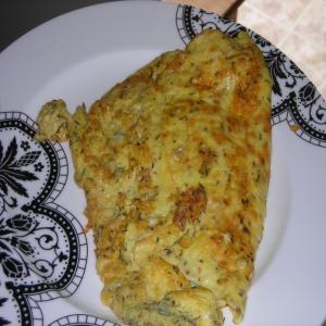 Classic Omelet With Fresh Thyme and Cheddar image