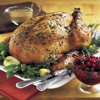 Herb-Roasted Turkey with Apple Cider Gravy_image