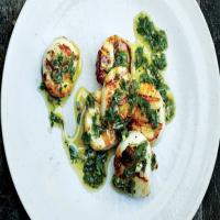 Grilled Scallops with Lemony Salsa Verde Recipe - (4.4/5)_image