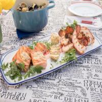 Grilled Seafood Platter with Mustard Butter image