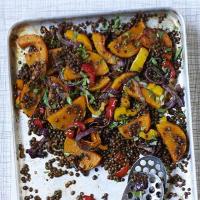 Spicy roast veg & lentils image