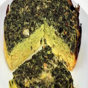 Slow Cooker White Cheddar And Spinach Quiche Recipe by Tasty_image