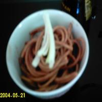 Cool Chinese Noodle in Peanut Sauce_image