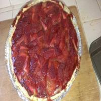 Strawberry Rhubarb Custard Pie - Rich Version_image