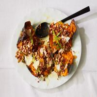 Twice-Roasted Squash with Parmesan Butter and Grains_image