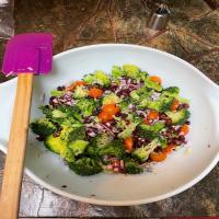 Garden Fresh Broccoli Tomato and Bean Salad!_image