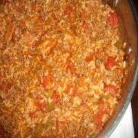 Hamburger Spanish Rice With Bacon_image