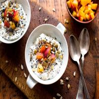 Yogurt With Mixed Seeds, Toasted Oatmeal and Ginger Syrup_image