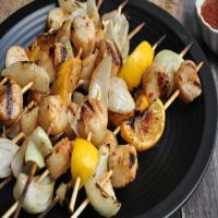 Beer and Scallop Kebabs image