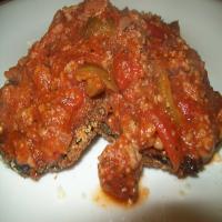 Eggplant With Meat Sauce_image