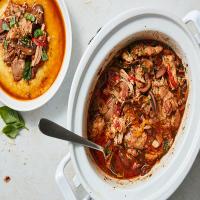 Slow Cooker Chicken Cacciatore With Mushrooms and Bacon image