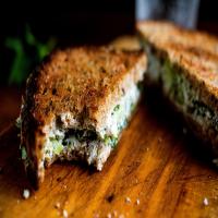 Grilled Goat Cheese and Broccoli Sandwich image