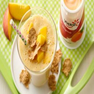 Peach-Mango and Cereal Smoothies_image