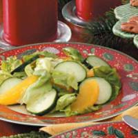 Orange-Cucumber Lettuce Salad image