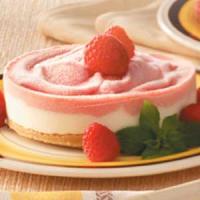 Frozen Raspberry Cheesecakes image