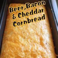Beer, Bacon & Cheddar Cornbread_image