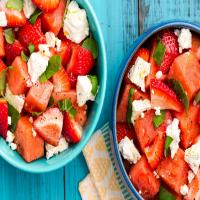 Watermelon Strawberry Caprese Salad_image